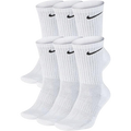 Nike Socks - Everyday Lightweight Crew White 6-PACK