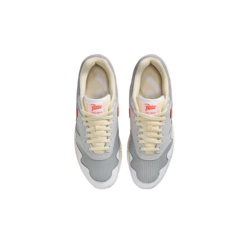 Nike Air Max 1 Patta Waves White Hyper Crimson (med kæde)